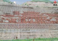 024甘肃省庆阳市镇原县摩崖石刻《文化历史长廊》